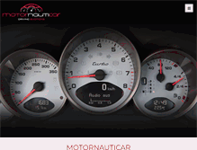 Tablet Screenshot of motornauticar.com